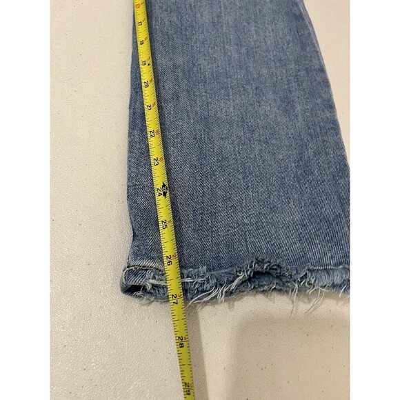 Judy Blue Denim Straight Leg Fit Distressed Light Wash Jeans Women 3/26 - Picture 11 of 11